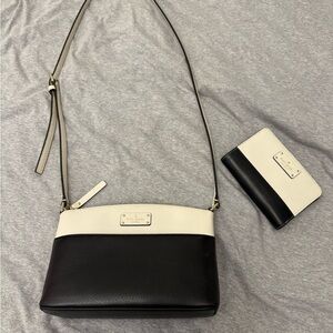 Kate Spade Two-Tone Black and White Crossbody Bag